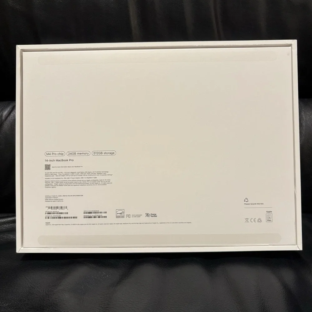 Lot Of 2 Empty Boxes Apple MacBook Pro 14-inch Laptop Model A3401 And A3426